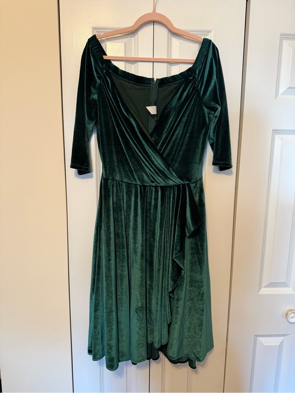 Pinup Girl Clothing Green Monica Swing Dress - Picture 2 of 3